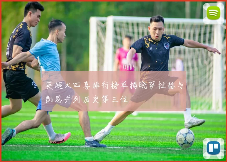 英超大四喜排行榜单揭晓萨拉赫与凯恩并列历史第三位